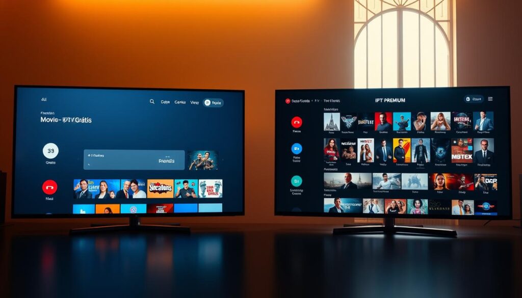 IPTV Grátis vs. IPTV Premium